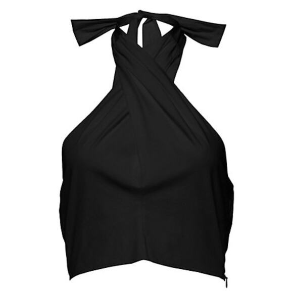 Staud Kai Crisscross Halter Top Blouse size 10 - Picture 3 of 7